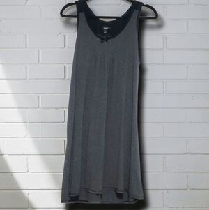 Women's Vera Wang Nightgown Black And Gray